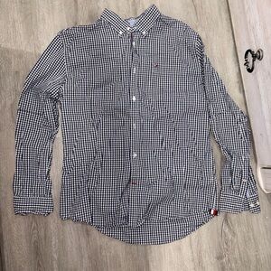 Tommy Hilfiger Black and White Gingham Shirt